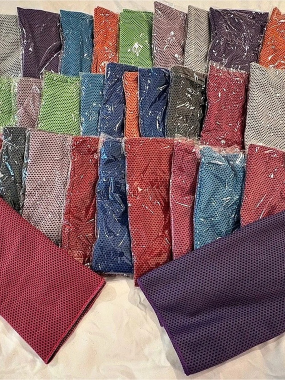 Mesh cooling towels 30bucks